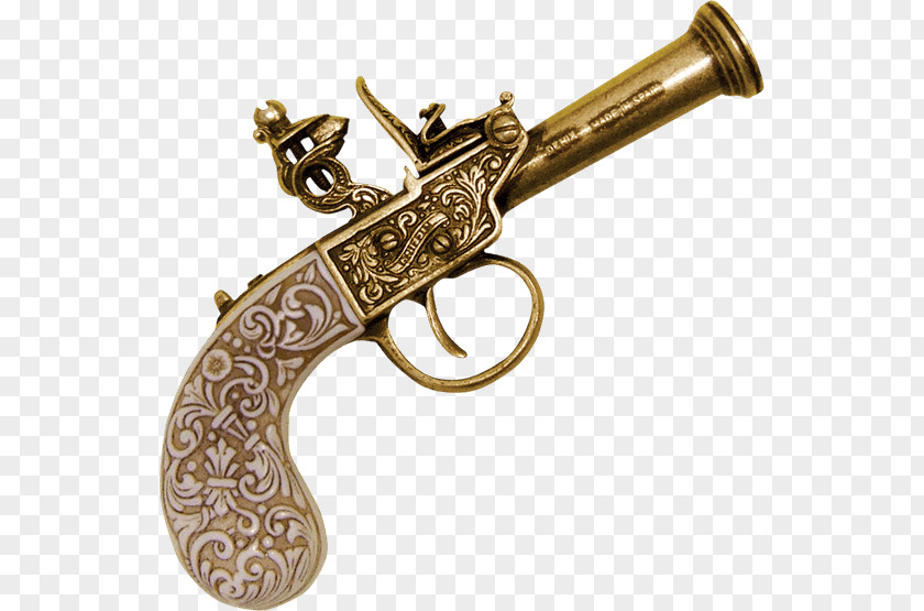 Handgun Revolver Firearm Flintlock Pistol Blunderbuss PNG