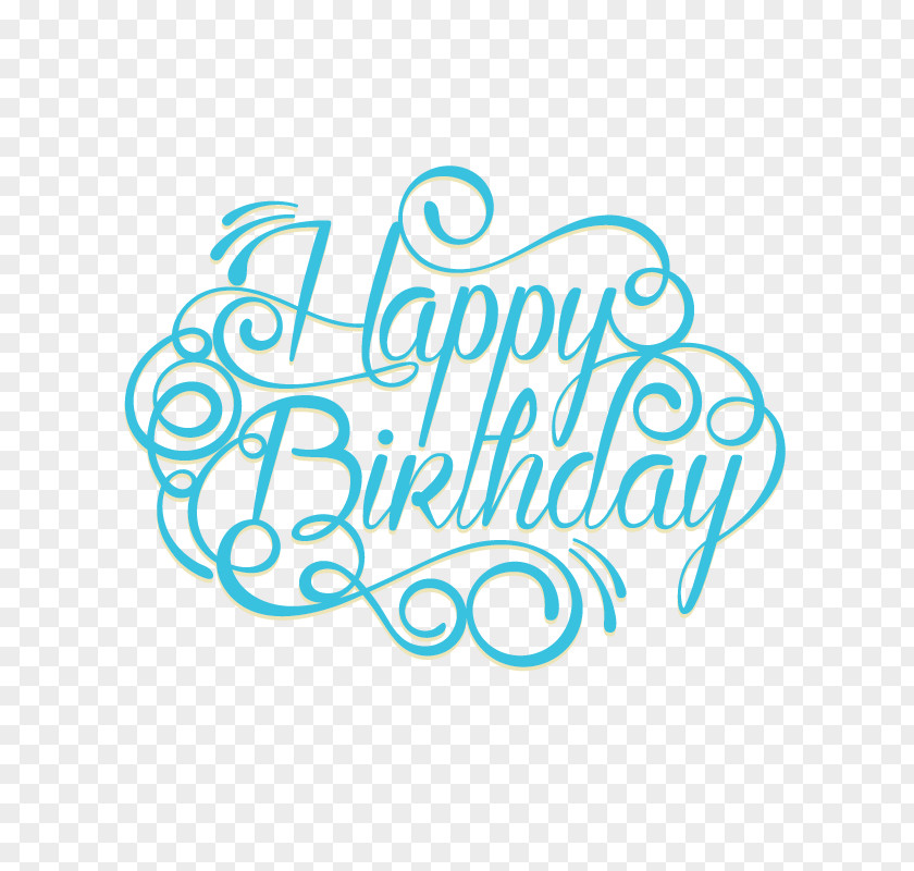 Happy Birthday Vector Word To You Anniversary Wish Greeting Card PNG