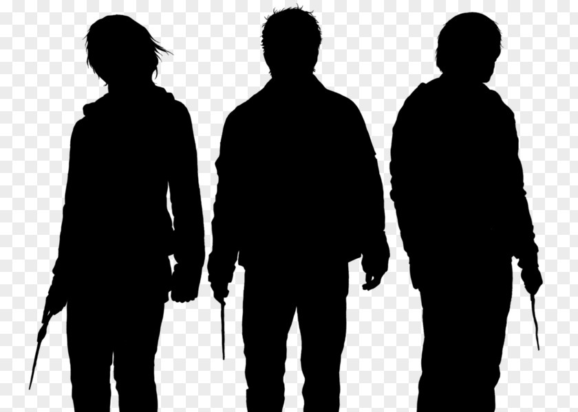 Harry Potter Hermione Granger Ron Weasley And The Deathly Hallows Silhouette PNG