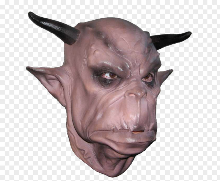 Mask Orc Costume Realism Demon PNG