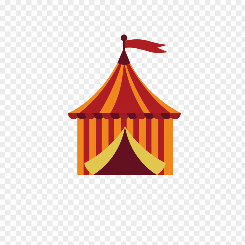Circus Cabin Performance Clown Convite Illustration PNG