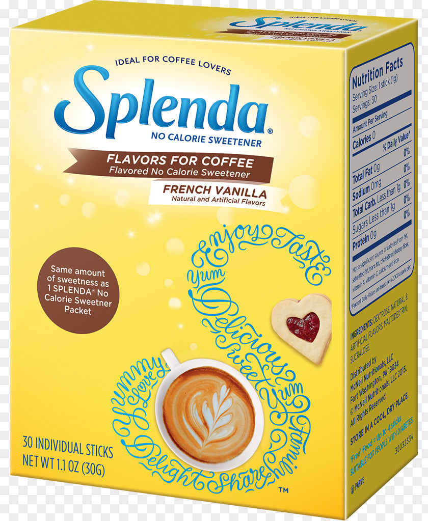 Coffee Flavor Ice Cream Splenda Sugar Substitute Calorie Sucralose PNG