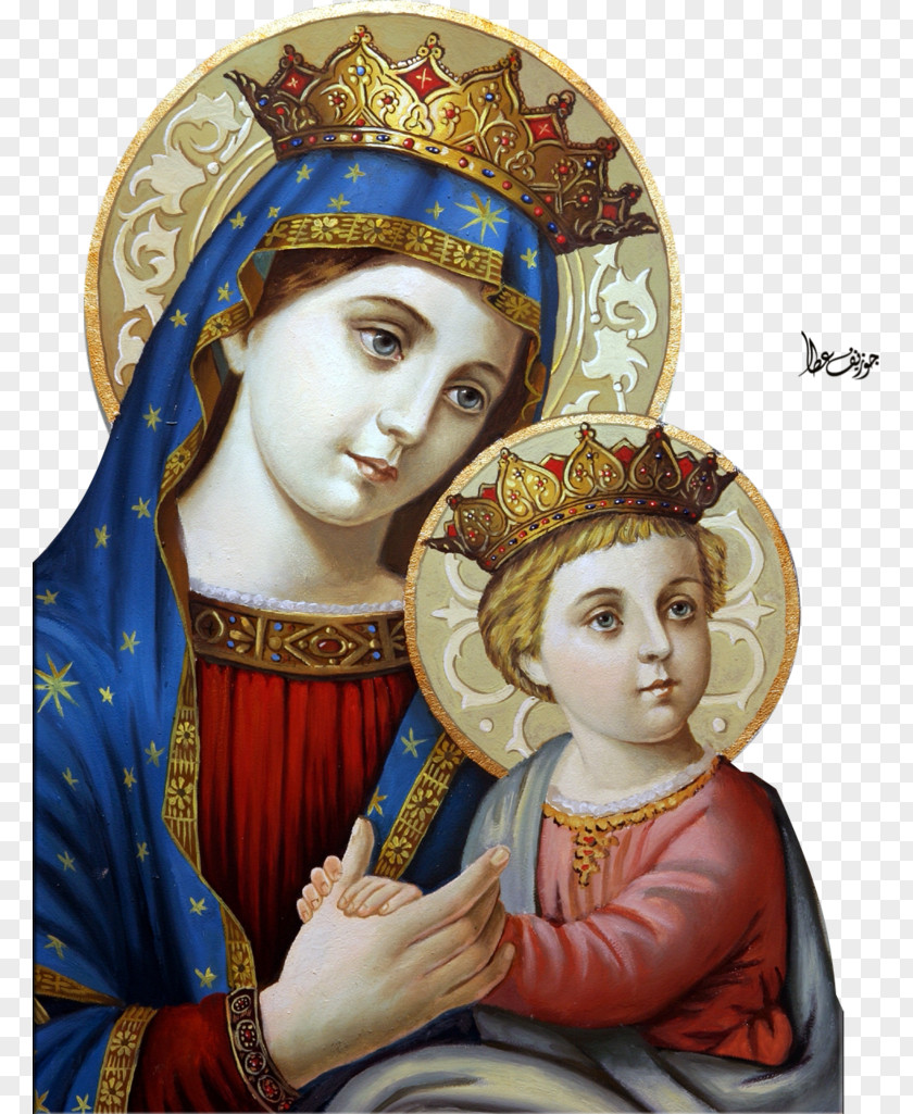 Mary Our Lady Of Perpetual Help Madonna Eastern Orthodox Church Icon PNG
