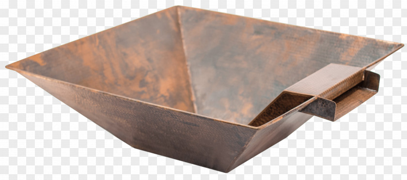 Copper Plate Fire Pit Bowl Fountain Sink PNG