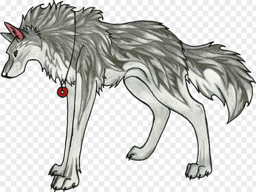 Dog Gray Wolf Drawing Canidae Line Art PNG