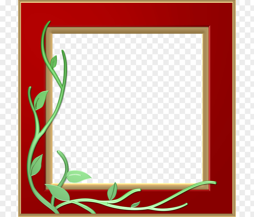 Red Border Frame Transparent Picture PNG