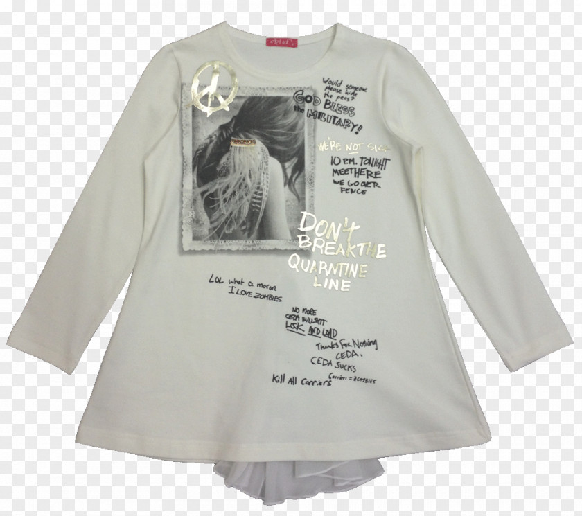 T-shirt Long-sleeved Blouse Outerwear PNG