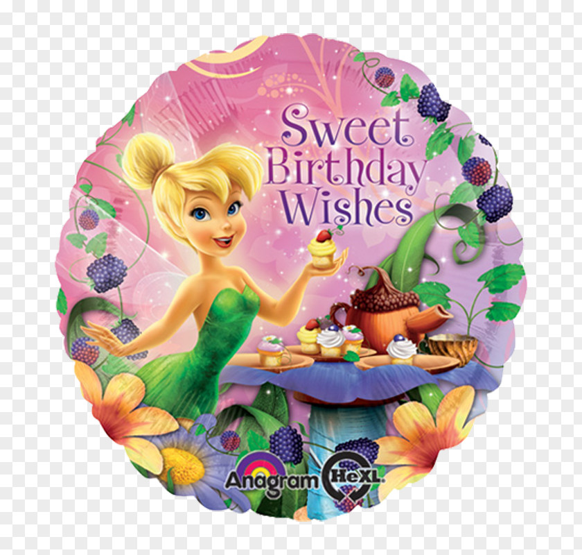 Tinker Bell Disney Fairies Birthday Balloon Party PNG