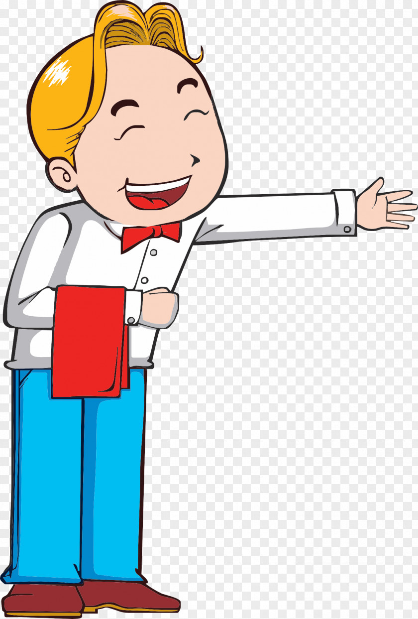 Welcome To The Restaurant Waiter Download Clip Art PNG
