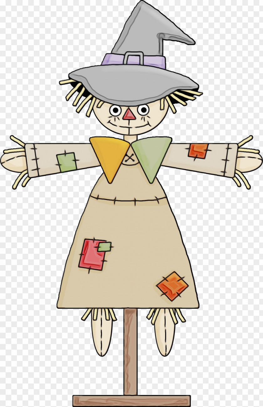 Agriculture Scarecrow Tree Line PNG