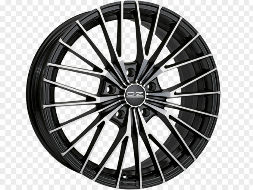 Diamond Cutting Car Volkswagen OZ Group Alloy Wheel Rim PNG