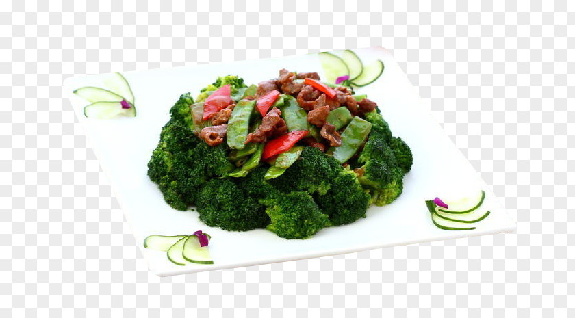 Fried Beef With Broccoli Rice Vegetarian Cuisine Stir Frying PNG