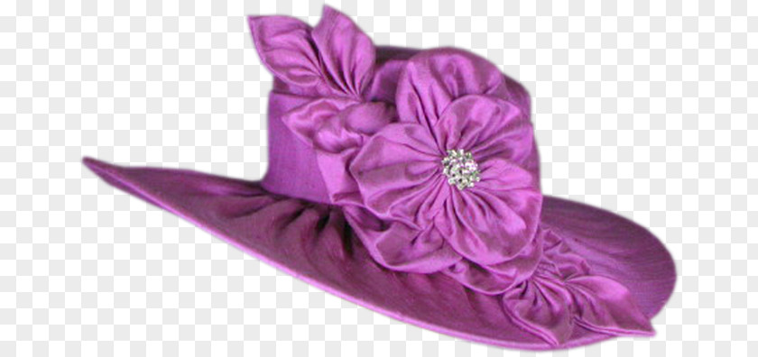 Hat Straw Violet Borsalino Purple PNG