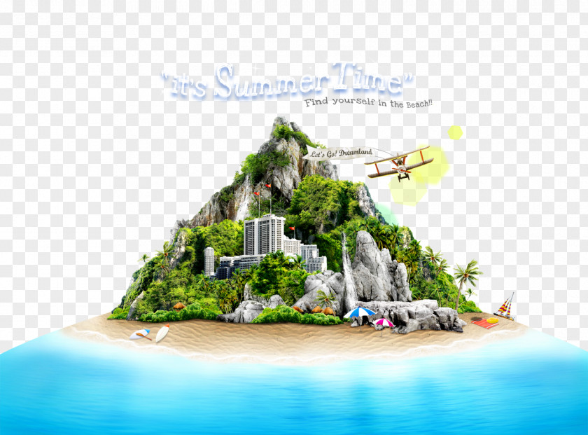 Summer Time Poster Download Computer File PNG