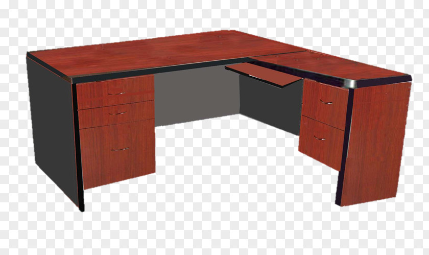 Table Office Credenza Desk Furniture Drawer PNG