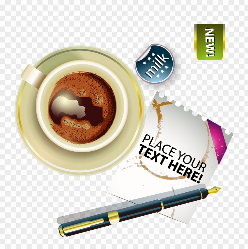 Ultra-realistic Office Coffee Instant Espresso Cup Cafe PNG