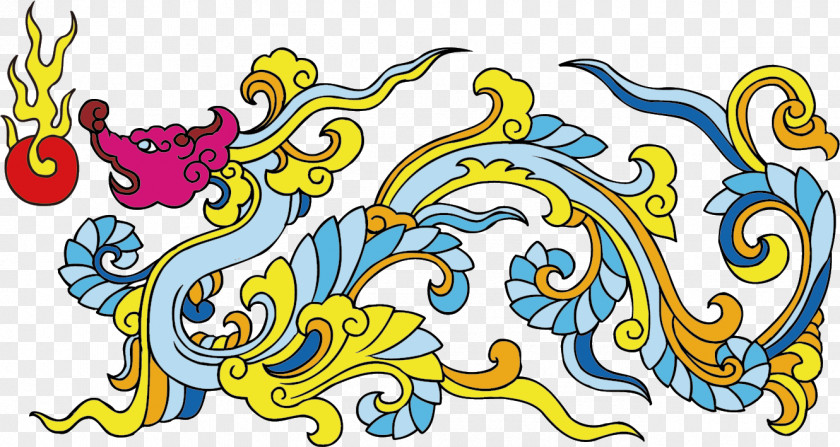 Chinese Classical Dragon Vector Material Clip Art PNG