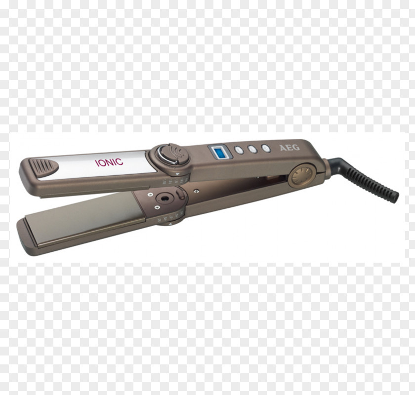 Hair Straightener Iron AEG HC 5672 Curler White Care PNG