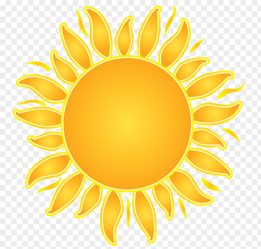 Painted Yellow Sun Download Clip Art PNG