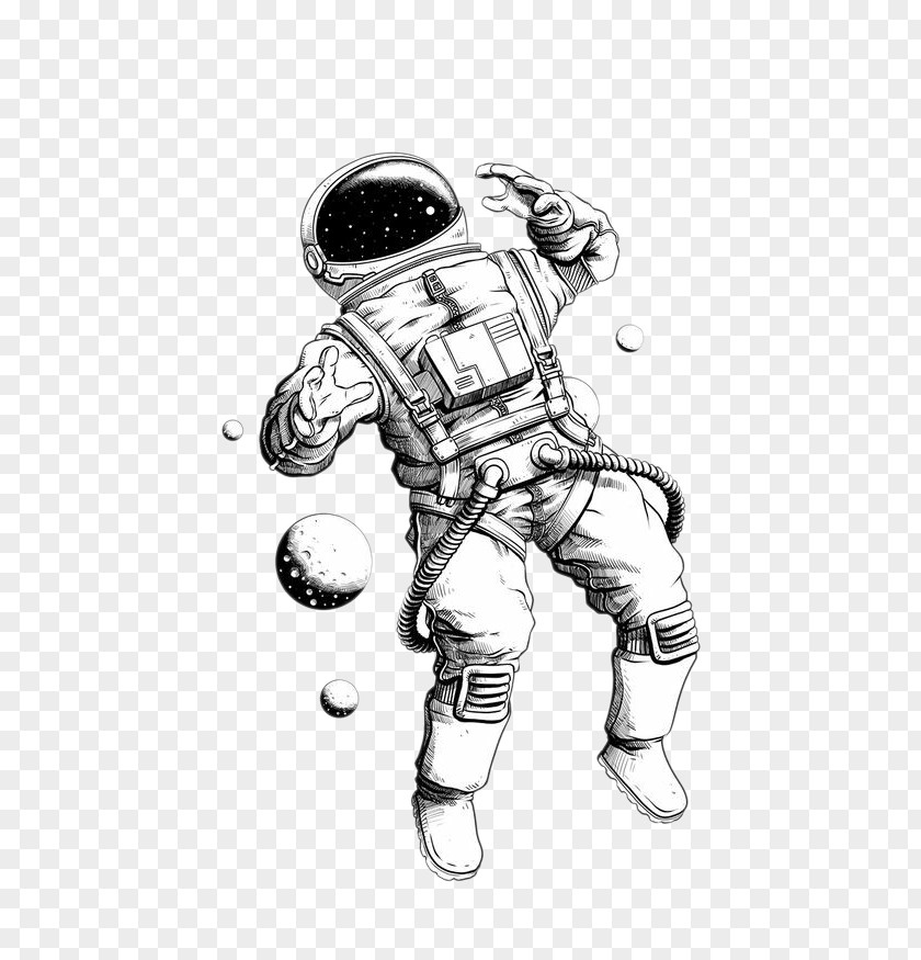 Astronauts Picture Drawing Astronaut Illustration PNG