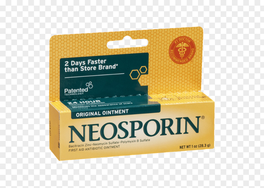Neomycin / Polymyxin B Bacitracin Topical Medication Antibiotics Product PNG