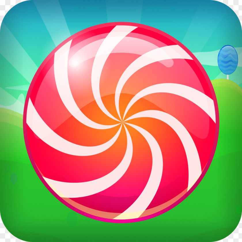 Pepermint Easter Egg Circle Line Spiral Sphere PNG