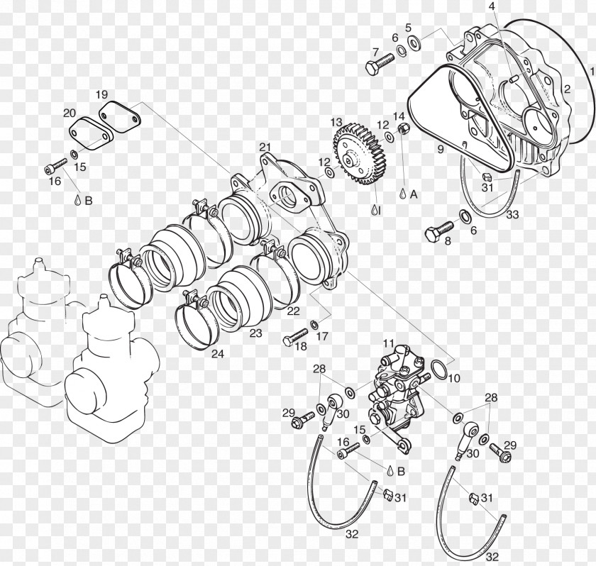 Screw Banjo Fitting California Power Systems Household Hardware Sketch PNG