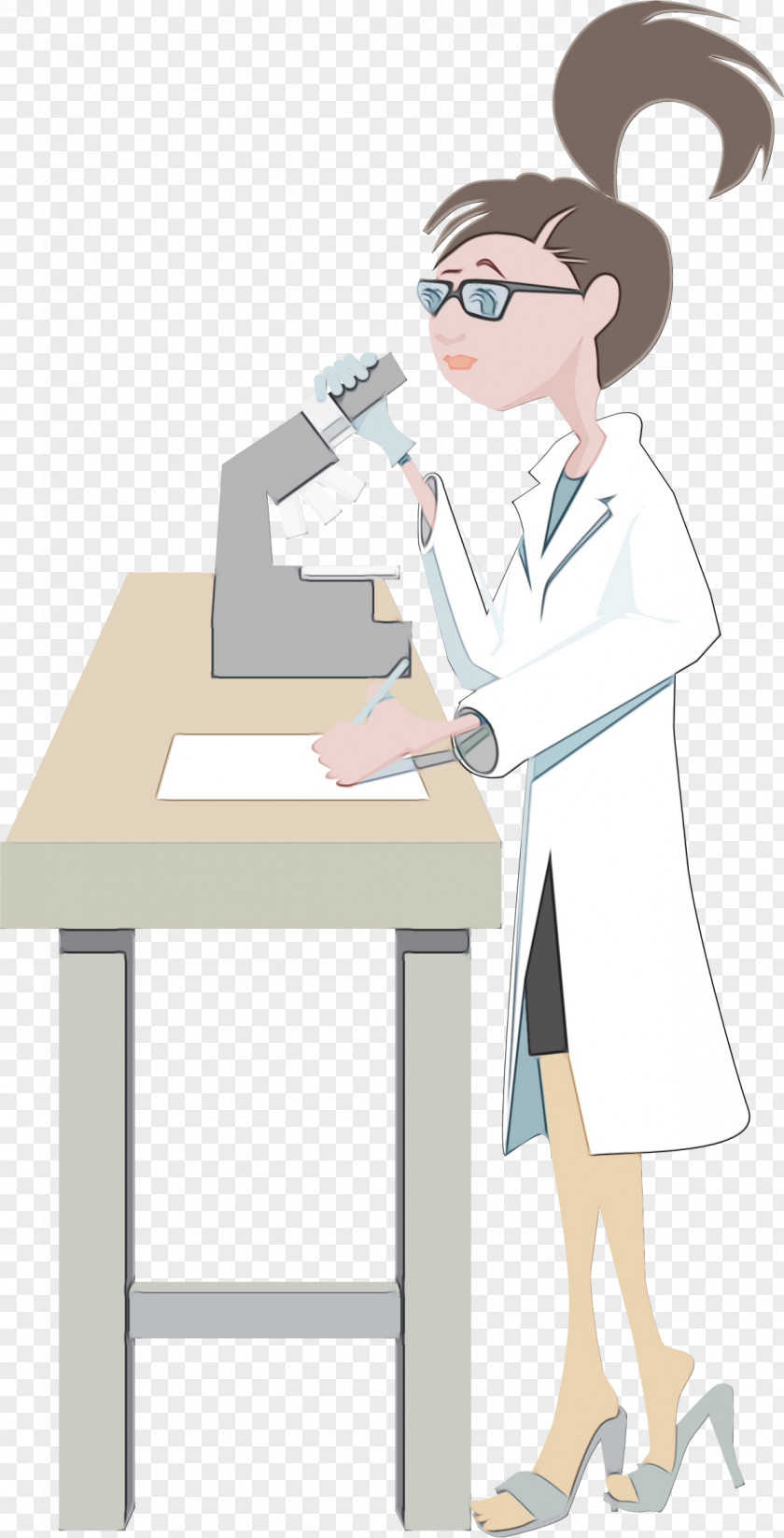 Secretary Physician Job Cartoon Employment White-collar Worker Clip Art PNG