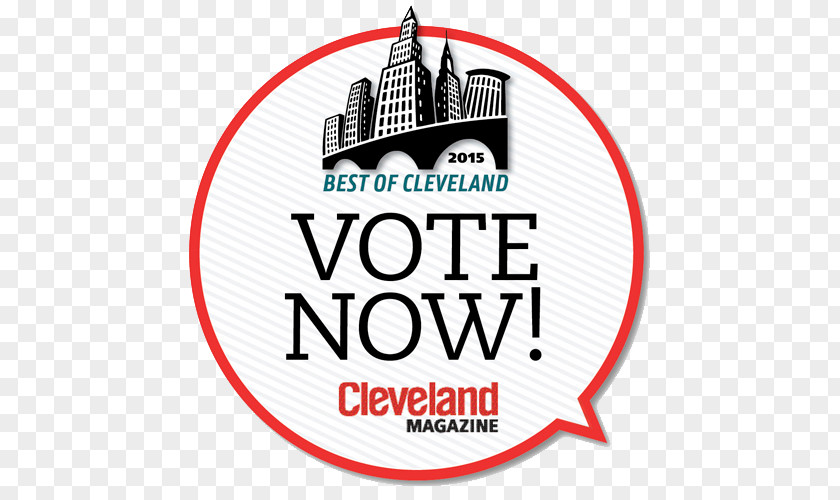 Vote Now Logo Cleveland Magazine Brand Font PNG