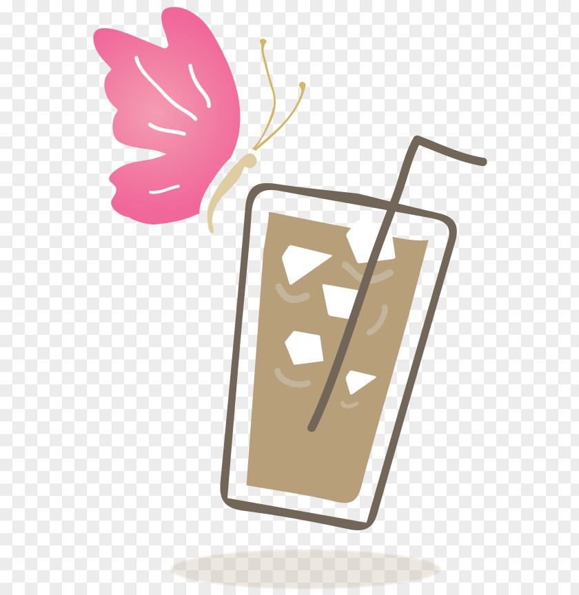 Design Iced Coffee Cafe Brand PNG
