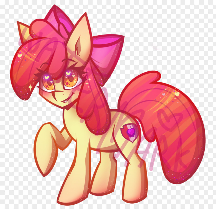 Horse Pony Apple Bloom Art PNG