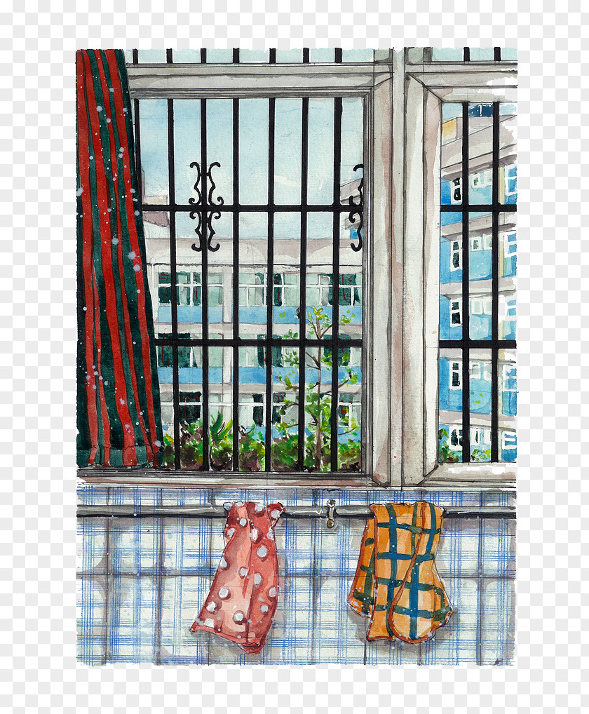 Iron Bar Windows Window Comics PNG