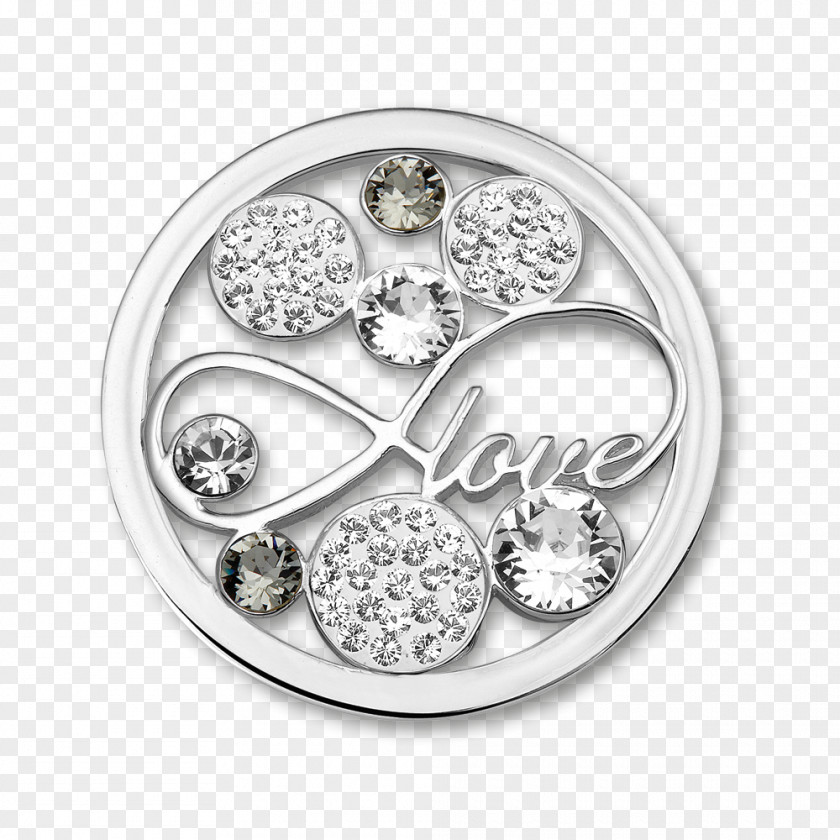 Silver Jewellery Coin Swarovski AG PNG