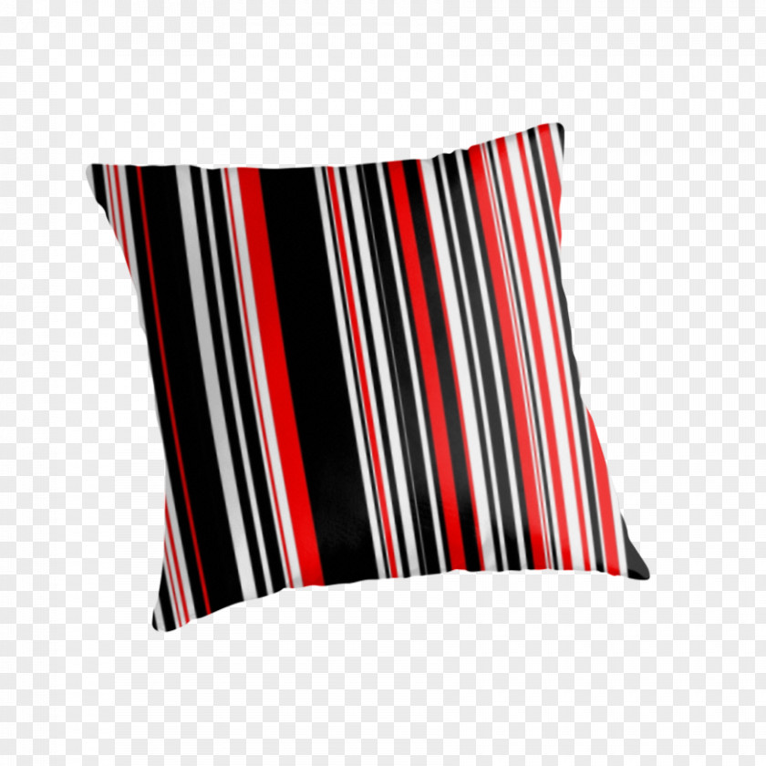 Striped Material Throw Pillows Cushion Textile Line PNG