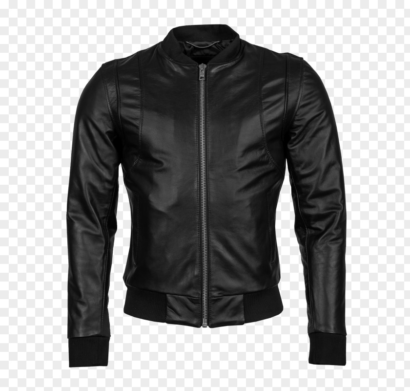 Jacket Leather Flight Coat PNG