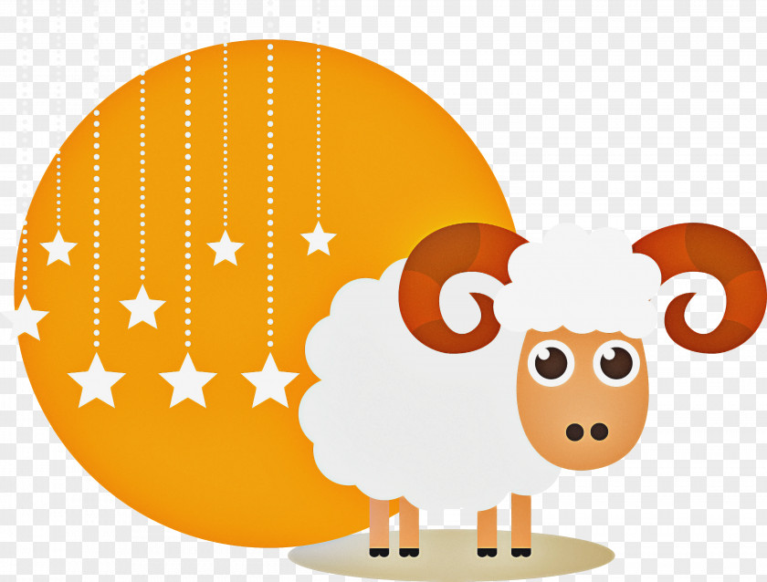 Sheep Orange PNG