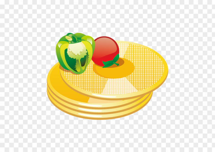 Vector Green Peppers Tomatoes Tomato Illustration PNG