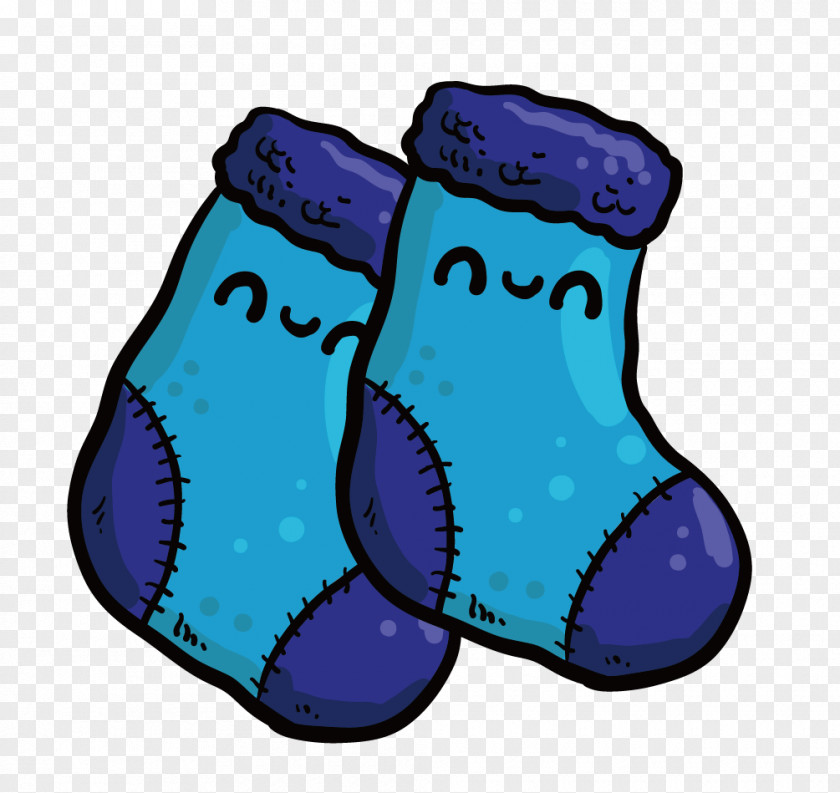Hand-painted Watercolor Cartoon Socks Sock Animation Drawing PNG