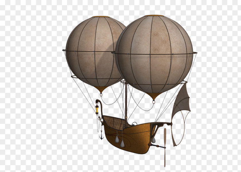 Hot Air Aircraft Airship Balloon Zeppelin PNG