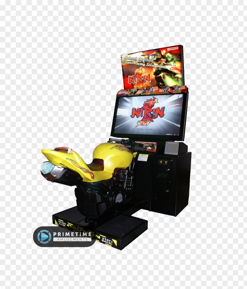 Motorcycle Flyer Pac-Man Battle Royale Nicktoons Racing Arcade Game Video PNG