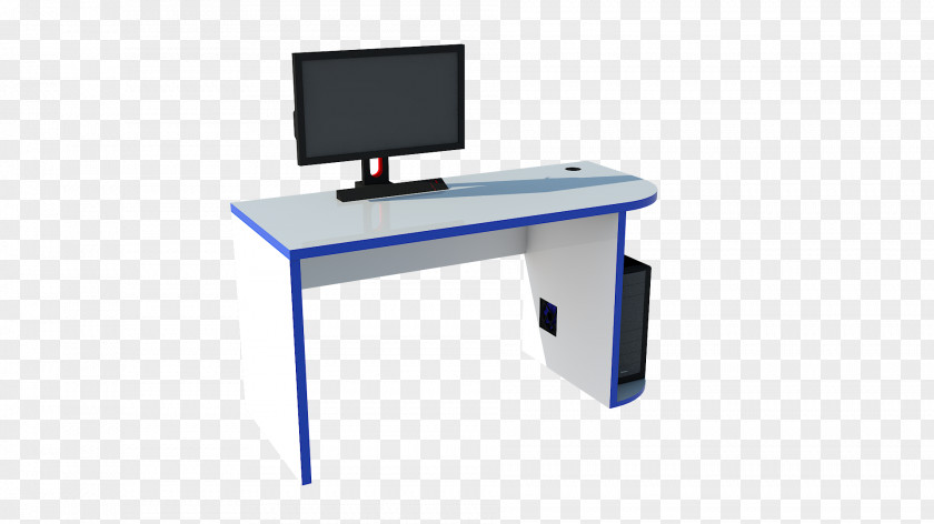 Set Up Table Furniture Desk Computer Room PNG