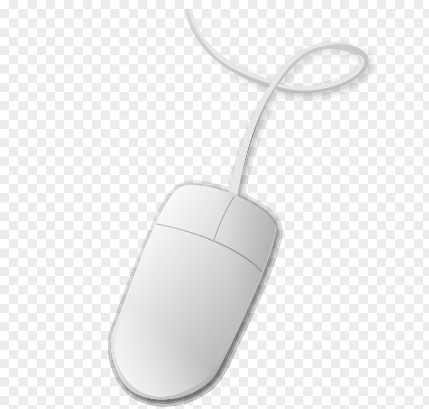 White Mouse Computer Input Device PNG