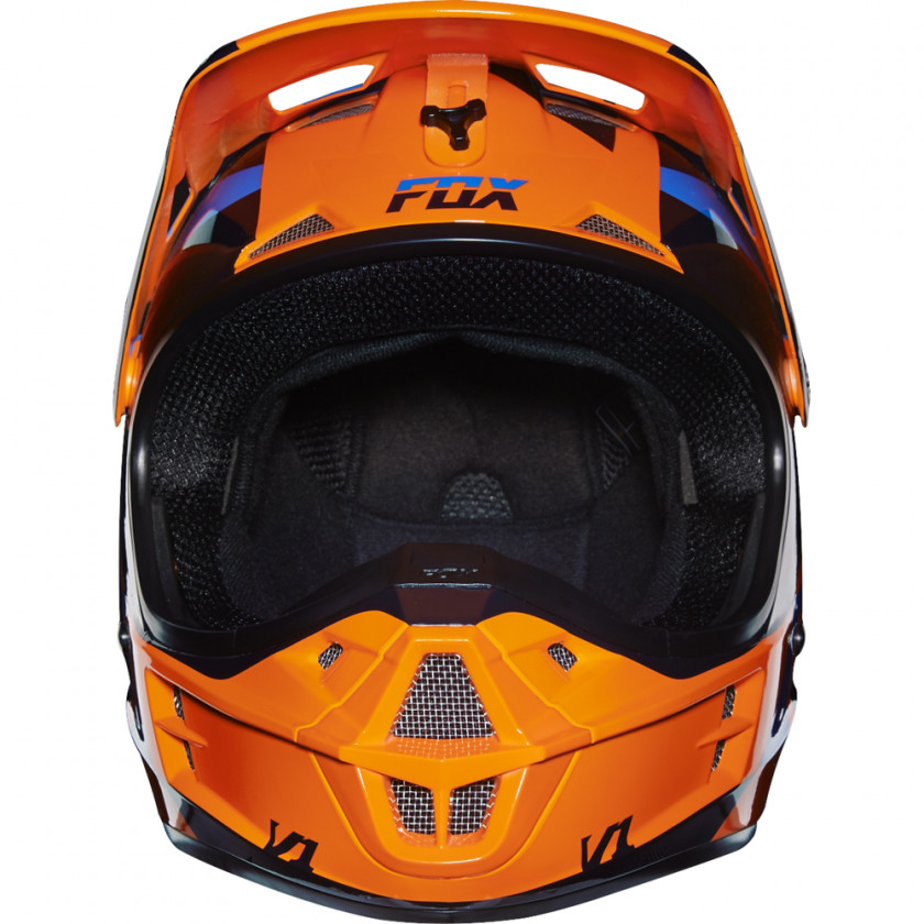 Alias Mx Gear Motorcycle Helmets Fox V1 Mako Motocross Helmet Orange M (57/58) PNG