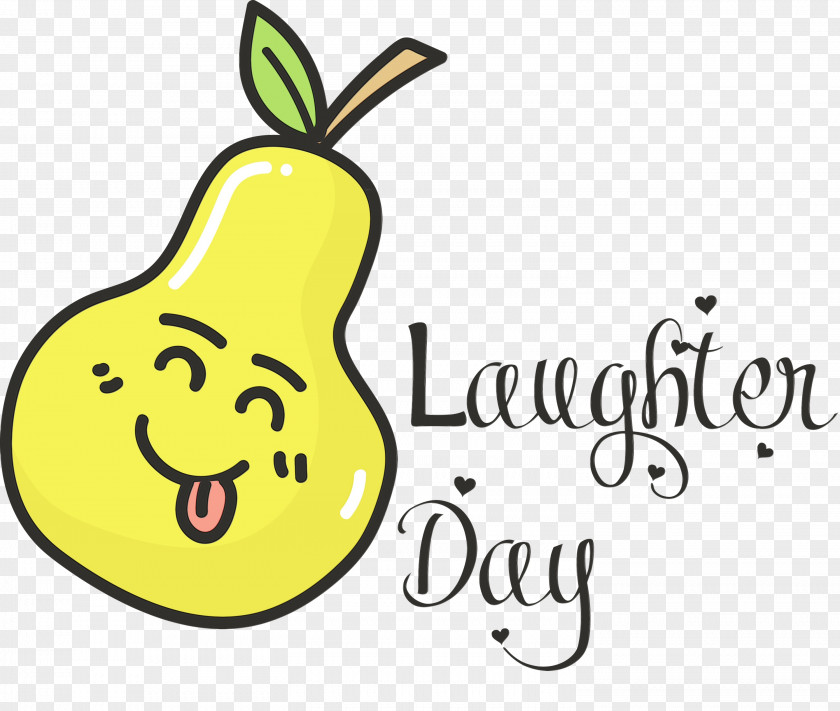Cartoon Yellow Smiley Plant Line PNG