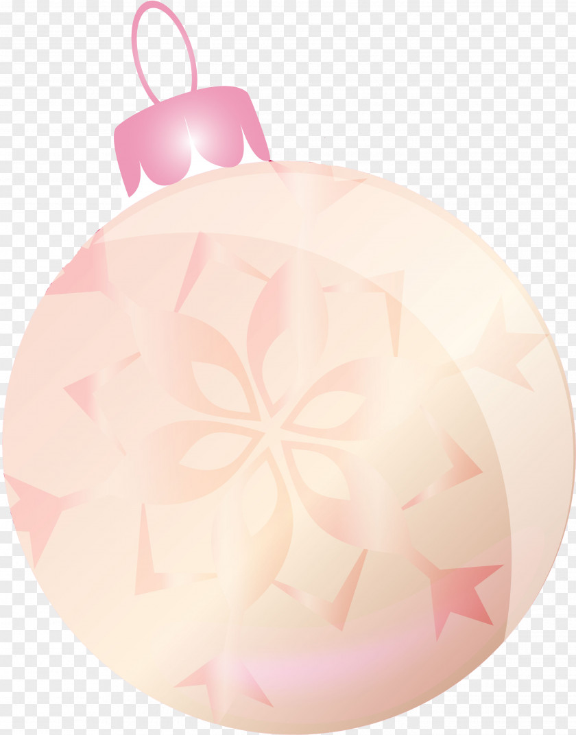Christmas Ornament Pink M PNG