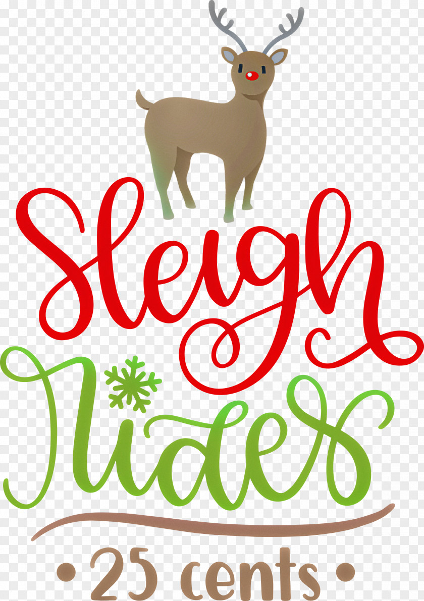 Sleigh Rides Deer Reindeer PNG