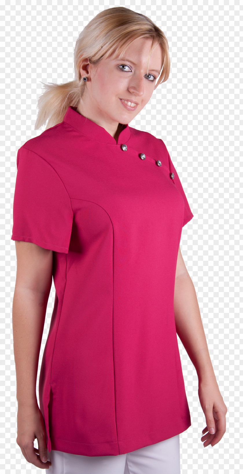 T-shirt Sleeve Beauty Parlour Hairdresser Uniform PNG