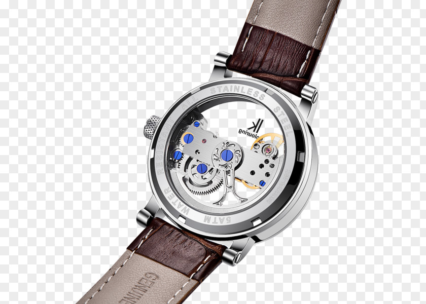 Watch Mechanical Strap Leather IK Colouring PNG