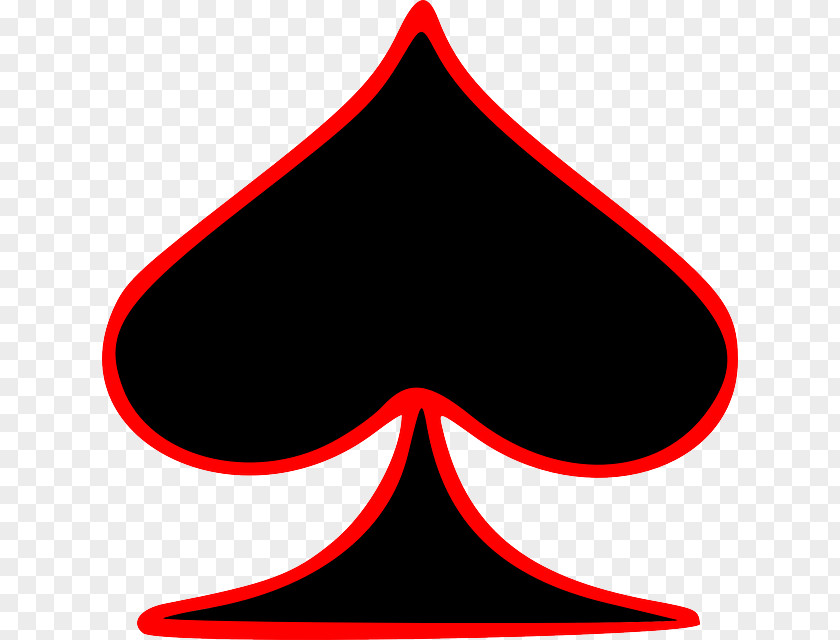 Ace Of Spades Card Suit Playing Game Clip Art PNG