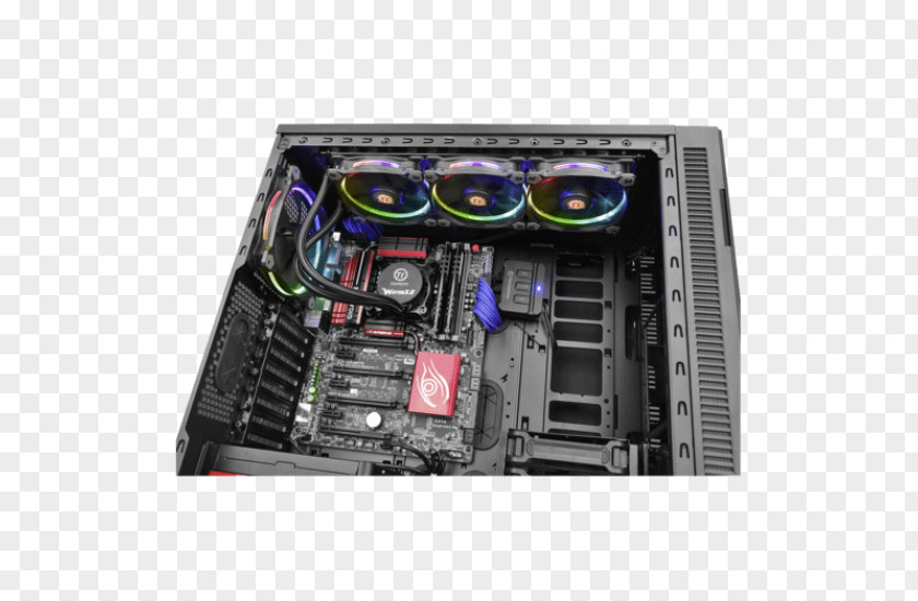 Computer System Cooling Parts Water Thermaltake Heat Sink RGB Color Model PNG